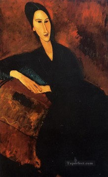 アメデオ・モディリアーニ Painting - アンナ・ズボロウスカの肖像画 1917年 アメデオ・モディリアーニ